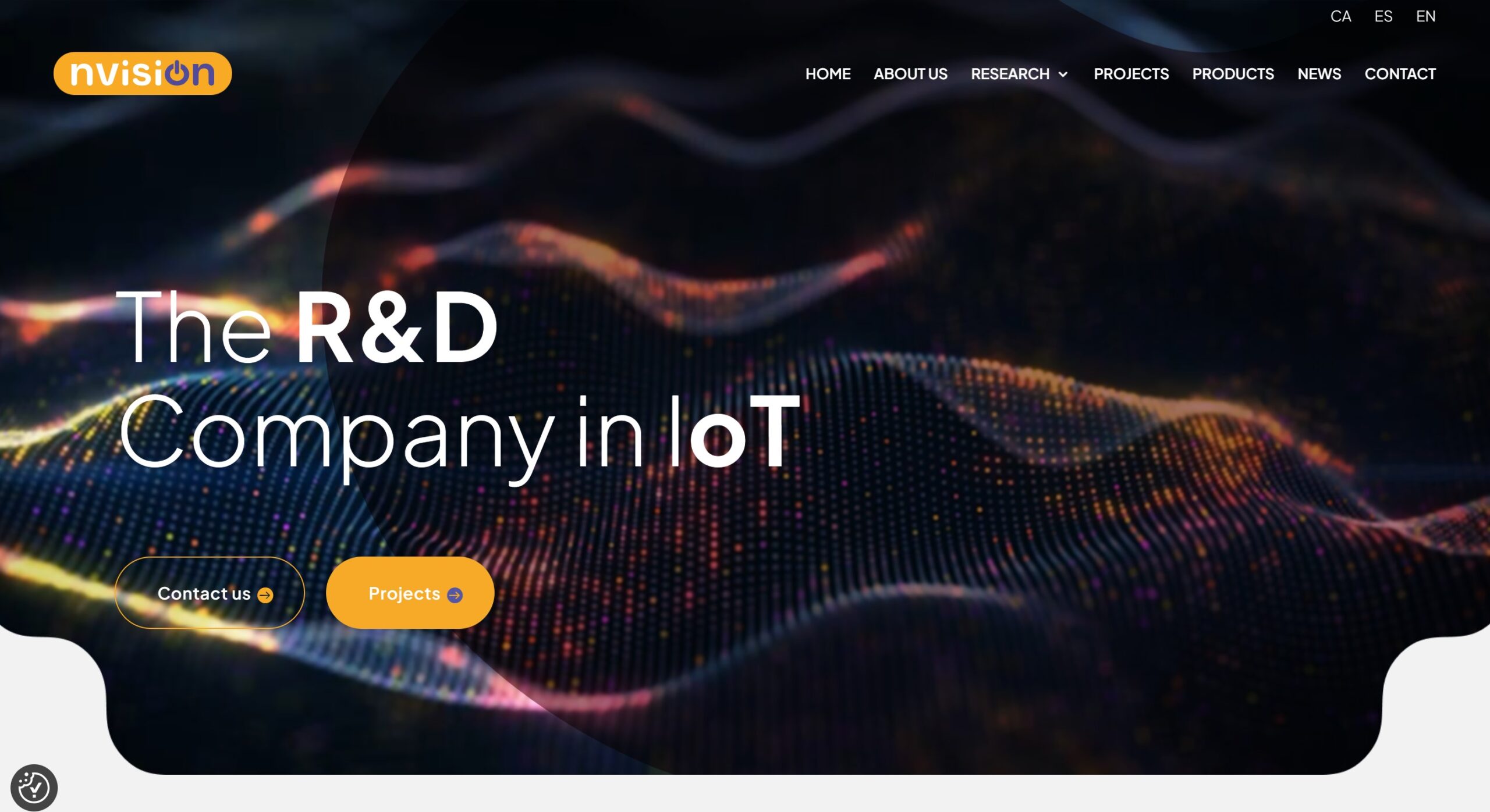 Technology R&d Company Logo Home - Nvision - The R&D Company in IoT